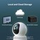 Aqara 2K Indoor Security Camera E1, Pan &amp; Tilt, HomeKit Secure Video Indoor Camera, Two-Way Audio, Night Vision, Person Tracking, Wi-Fi 6, Plug-in Cam Supports HomeKit