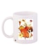 Mouse Printed Coffee Mug White/Orange/Yellow