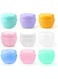 12pcs TSA Approved 30g/30ml Plastic Travel Containers, Leakproof Cosmetics Jars, BPA-free