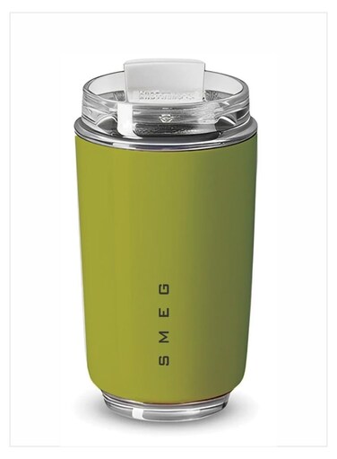 Travel Mug, Insulated Coffee Tumbler, Leak Proof Stainless Steel Thermal Reusable Coffee Cup, Lightweight And Portable Drink Container For Home Office Traveling, (1pc, 320ML Green)