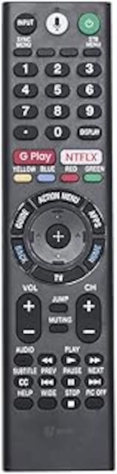 7SEVEN&reg; Bluetooth Voice Command Compatible with Sony 4K Smart LED UHD OLED QLED Android Bravia TV Remote Control Replacement of Original RMF-TM300U RMF-TM310U Models Sony Remote - Pairing Must!