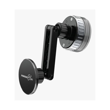 Porodo Blue Multi-Purpose Magnetic Phone Mount with Strong Suction, Flexible Viewing Angle &amp; One-Handed Use