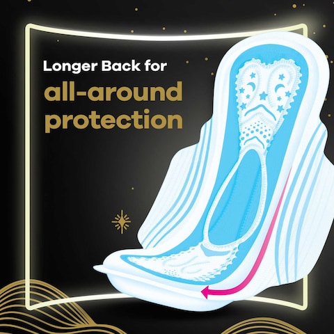 Always Maxi XL Thick Night Sanitary Pads With Wings White 24 Pads