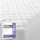 MUSA Quilted Fitted Mattress Pad - Elastic Deep Pocket Protector for Single/Twin Mattresses