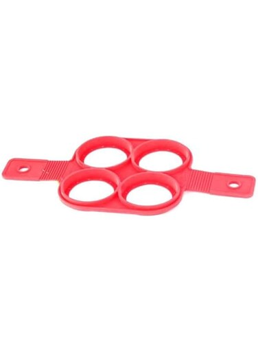Dubai Gallery Silicone Pancake Making Mould Red 10Centimeter