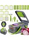 Vegetable Chopper Pro Onion Chopper Dicer and Vegetable Cutter Multifunctional Chopper 22 in 1 Food Chopper Kitchen Vegetable Slicer Dicer Cutter Veggie Chopper With 13 Blades Carrot and Garlic Chopper With Container