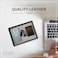 LEART Valet Tray for Men &amp; Women &ndash; Leather Tray Organizer   Bedside, Nightstand, Office Desk Organizer Tray   Catchall Tray (Grey)
