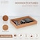 LEART Valet Tray for Men &amp; Women &ndash; Leather Tray Organizer   Bedside, Nightstand, Office Desk Organizer Tray   Catchall Tray (Grey)
