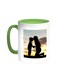 Mother And Child Printed Coffee Mug Green/White