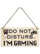 Wooden Sign Room Decor for Teen Boys and Girls, Gifts for Teens, Teenagers, Gamer, Gifts for Boyfriend, Birthday, I'm Gaming, Funny Gifts for Men and Boys