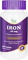 NBL Natural Iron High Potency Ferrous Sulfate Iron Supplement 45 mg 100 Tablets
