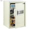Rubik Safe Box Large with Digital Keypad and key Lock for Home Office Documents Jewelry Money Safety (Size 50x35x30cm) Off White
