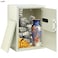 Rubik Safe Box Large with Digital Keypad and key Lock for Home Office Documents Jewelry Money Safety (Size 50x35x30cm) Off White