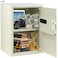 Rubik Safe Box Large with Digital Keypad and key Lock for Home Office Documents Jewelry Money Safety (Size 50x35x30cm) Off White