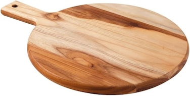 Round Chopping Board in Teak Wood