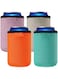THE WHITE SHOP 4 Pack 16oz Can Cooler Sleeves Honeycomb Embossing Insulated Neoprene Soda Cans Sleeves Holders Non-slip Can Insulator Sleeves