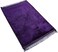 Fabienne Premium Prayer Mat 80x120cm Purple Large Size Thick Padded Prayer Rug Plush Velvet Top Anti-Slip Islamic Sajadah