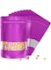 5.5"x7.8" 120pcs Mylar Bags for Food Storage,Smell Proof Bags with Matte Window Resealable Food Storage Bags for Small Business, Stand-up Foil Pouch Packaging Treat Snack Bags for Self Sealing（Purple）