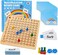 Wooden Montessori Multiplication Board Game, Rainbow Educational Blocks Board, Children Learning Counting Toys for Basic Math Operations