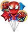 Birthday Helium Foil Cartoon Balloons for Celebrations and Decoration Set of 5   Spiderman