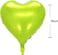 Heart Shaped Helium Air Ball 18 Inch Wedding Birthday Valentine Baby Shower Christmas Party Decoration Balloons 10 pcs (Green)