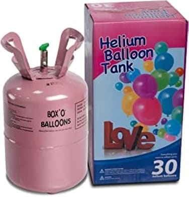 Disposable Helium Gas Tank Balloon for 30 Pieces Balloon