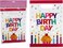 Loot Bags Happy Birthday 10 Pcs Set Colorful Plastic Party Favor Bags for Kids Birthdays Perfect for Gifts and Treats Pink