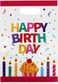 Loot Bags Happy Birthday 10 Pcs Set Colorful Plastic Party Favor Bags for Kids Birthdays Perfect for Gifts and Treats Pink