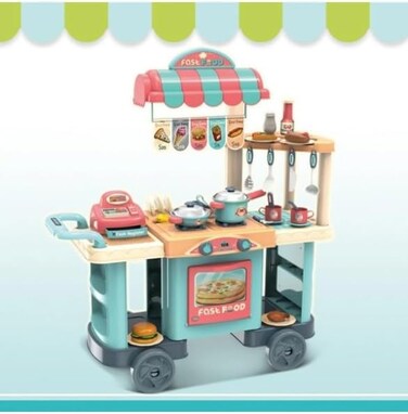 عربة طعام الوجبات السريعة "ليتل شيف" من كولورلاند-إكس سي 008-958