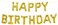 Large Gold Happy Birthday Balloons Letters &ndash; 16 Inch   Gold Happy Birthday Balloon Banner   Happy Birthday Balloon Foil For Gold Party Decorations   Happy Birthday Decorations For Girls