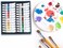 Acrylic Paint Set 24 Tubes Non Toxic Acrylic Craft Paints for Artists Beginners Canvas Wood Painting, No Fading &amp; Rich Pigment, 6ml/Tube
