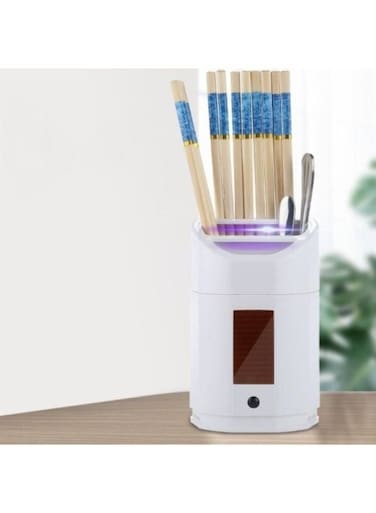 intelligent Disinfection rod Storage Solar Charging Rod Tube Holder Sterilization Kitchen Storage Box