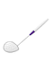 Candy Melts Dipping Scoop White/Purple/Silver 10x3inch