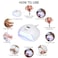 Global Fashion 2-in-1 UV/LED Nail Dryer Lamp - 54W, Professional Gel Nail Dryer for Manicure &amp; Pedicure, Smart Sensor, 4 Timer Settings, Painless Curing, Spacious Design - SUN X (White)