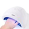 Global Fashion 2-in-1 UV/LED Nail Dryer Lamp &ndash; 48W, Fast Curing, 3 Timer Settings, Automatic Sensor, Dual Light for Gel Polish &ndash; Professional Salon &amp; Home Use (White)
