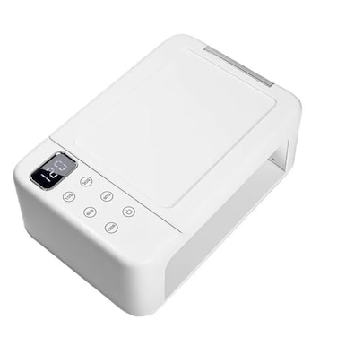 Global Fashion 2-in-1 UV/LED Nail Lamp with Hand Pillow &ndash; 63W, Painless Curing, 3 Timer Settings, Automatic Sensor, Salon-Quality Results, Hand In/Out Technology &ndash; Sun Z22 (White)