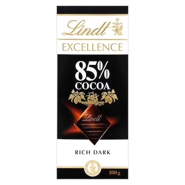 Lindt Excellence 85% Cocoa Dark Chocolate 100g