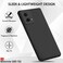 Case for Motorola Moto G85 5G, Camera Protection Ultra Slim Soft TPU Silicone Matte Shockproof Bumper Full-Body Protective Cover for Moto G85 2024 (Black)