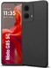 Case for Motorola Moto G85 5G, Camera Protection Ultra Slim Soft TPU Silicone Matte Shockproof Bumper Full-Body Protective Cover for Moto G85 2024 (Black)