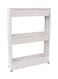Multipurpose Kitchen Rack With Wheels White Medium