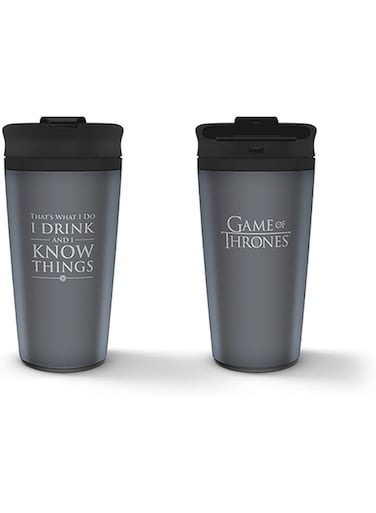 GAME OF THRONES - I DRINK AND I KNOW THINGS (METAL TRAVEL MUG)
