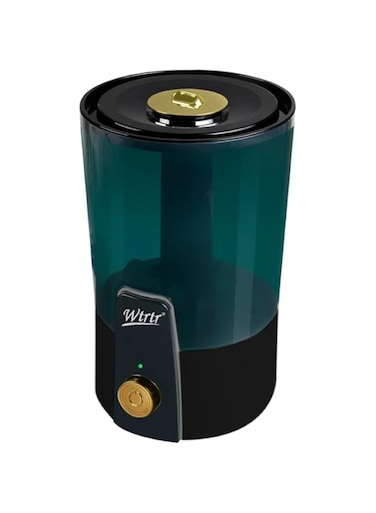 Wtrtr 4L Cool Mist Humidifiers for Bedroom, Essential Oil Air Diffuser,Plant Humidifier Desktop Modern Room Decoration Man Woman Gift (Black)