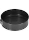 ECVV Round Cake Pan Springform Pan Pie Mold Bakeware Non stick, 24 Cm, 1PC (BLACK)