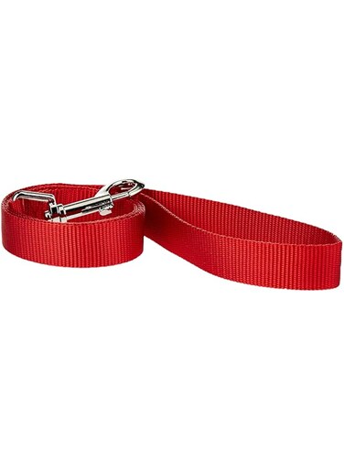 duvoplus Duvo Plus Nylon Dog Training Lead, 25 mm Size, Red