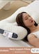Super Comfort Ergonomic Pillow for Neck Head and Shoulder Pain Relief Contour Support Pillows for Bed Sleeping Orthopedic Cervical Spine Stretch Pillow for Side Back Stomach Sleeper