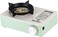 Portable Camping Stove, High Output Single Burner Butane Stove, Windproof Camp Stove for Outdoor Cooking, Camping Grill with Propane Burner, Backpacking and Camping Essentials" Green