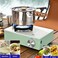 Portable Camping Stove, High Output Single Burner Butane Stove, Windproof Camp Stove for Outdoor Cooking, Camping Grill with Propane Burner, Backpacking and Camping Essentials" Green