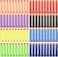 Refill Bullet Darts for Nerf N-strike Elite Series Blasters, 200 Pieces, 7.2cm, by MahMir ( Pack Of 200 pcs Mutli Color)