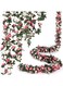 GHAKKE Artificial Rose Vine Flowers Rose Vines Flowers Plants 6 Pcs 45FT Artificial Rose Flower Vine Hanging Flower Garland for Room Home Hotel Office Wedding Party Garden Craft Art Decor (pink)