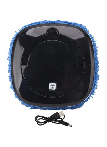 FITTO W400s Automatic Floor Cleaning Robot with Water Tank &ndash; Quiet, Long Battery Life, Zigzag Path, Effective Wet Scrubbing Vacuum and Mop Cleaner